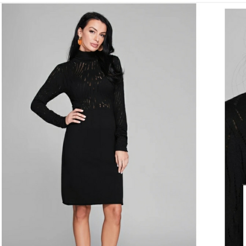 Marciano Demi Distressed Sweater Dress - Picture 4 of 5